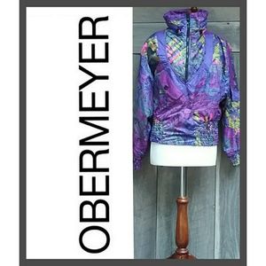 Vintage Obermeyer Purple Ski Jacket Size 10